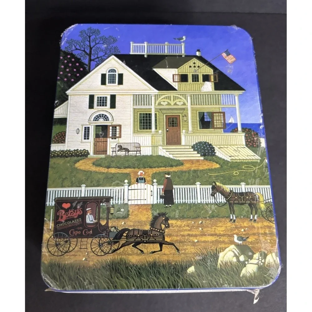 Charles Wysocki Stationery Set in Tin Note Cards Paper Walnut Creek Stationery